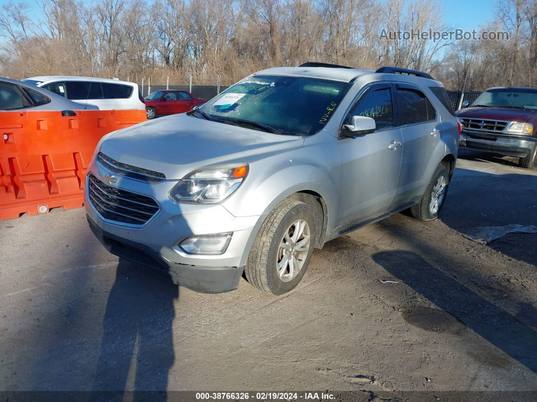 2016 Chevrolet Equinox Lt Silver vin: 2GNALCEK7G6341556