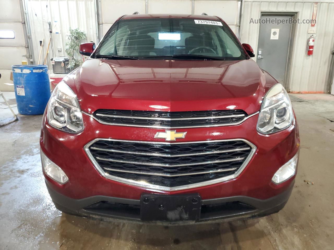 2016 Chevrolet Equinox Lt Maroon vin: 2GNALCEK7G6356039