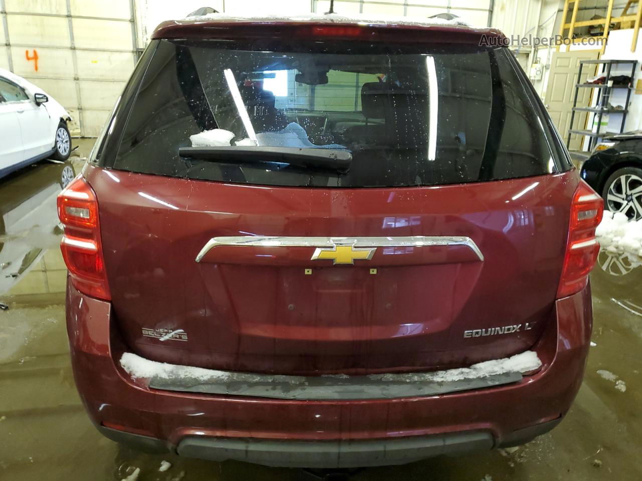 2016 Chevrolet Equinox Lt Burgundy vin: 2GNALCEK7G6360284