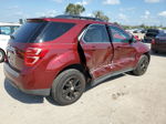 2017 Chevrolet Equinox Lt Burgundy vin: 2GNALCEK7H1505919