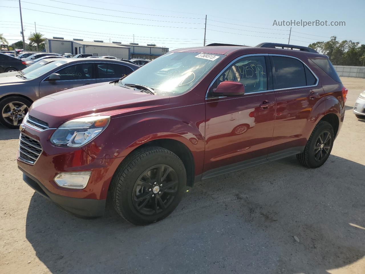 2017 Chevrolet Equinox Lt Burgundy vin: 2GNALCEK7H1505919