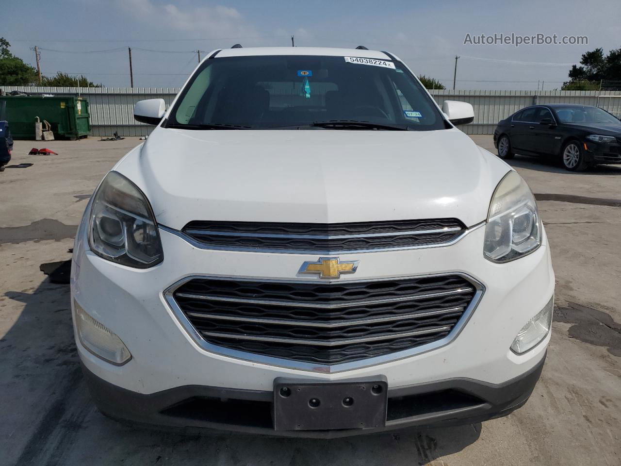 2017 Chevrolet Equinox Lt White vin: 2GNALCEK7H1510392