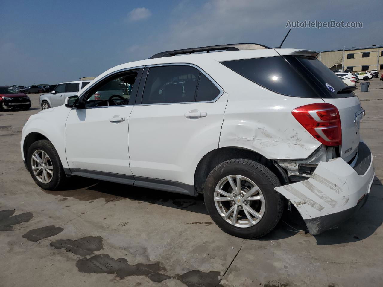 2017 Chevrolet Equinox Lt White vin: 2GNALCEK7H1510392