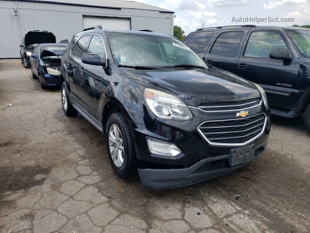 2017 Chevrolet Equinox Lt Черный vin: 2GNALCEK7H6250143