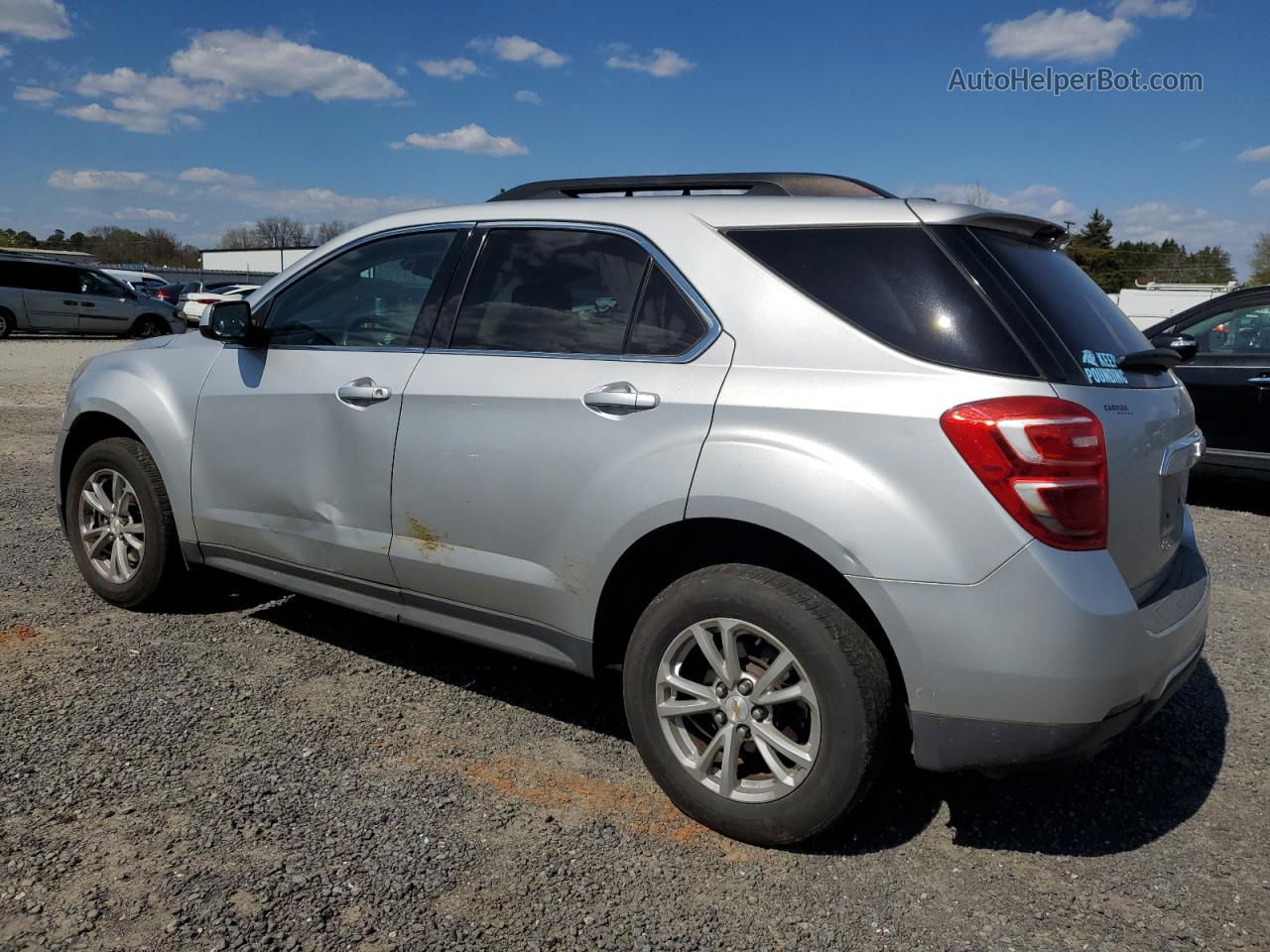 2016 Chevrolet Equinox Lt Silver vin: 2GNALCEK8G1108282