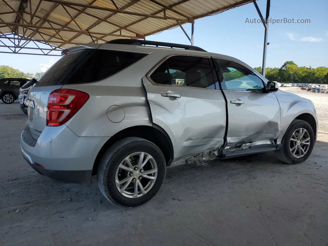 2016 Chevrolet Equinox Lt Silver vin: 2GNALCEK8G1113529