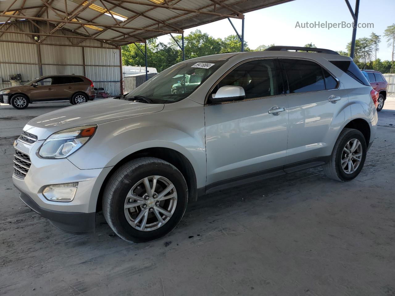 2016 Chevrolet Equinox Lt Silver vin: 2GNALCEK8G1113529