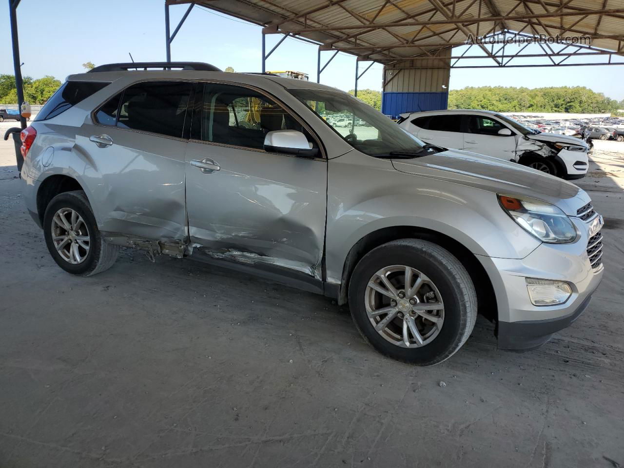 2016 Chevrolet Equinox Lt Серебряный vin: 2GNALCEK8G1113529