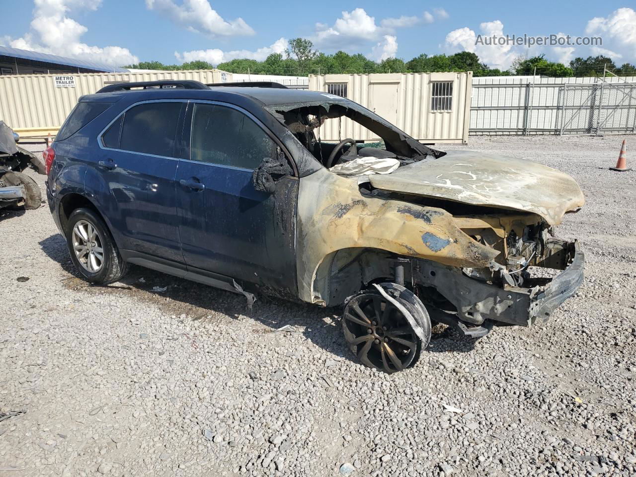 2016 Chevrolet Equinox Lt Blue vin: 2GNALCEK8G6167447