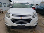 2016 Chevrolet Equinox Lt White vin: 2GNALCEK8G6174611