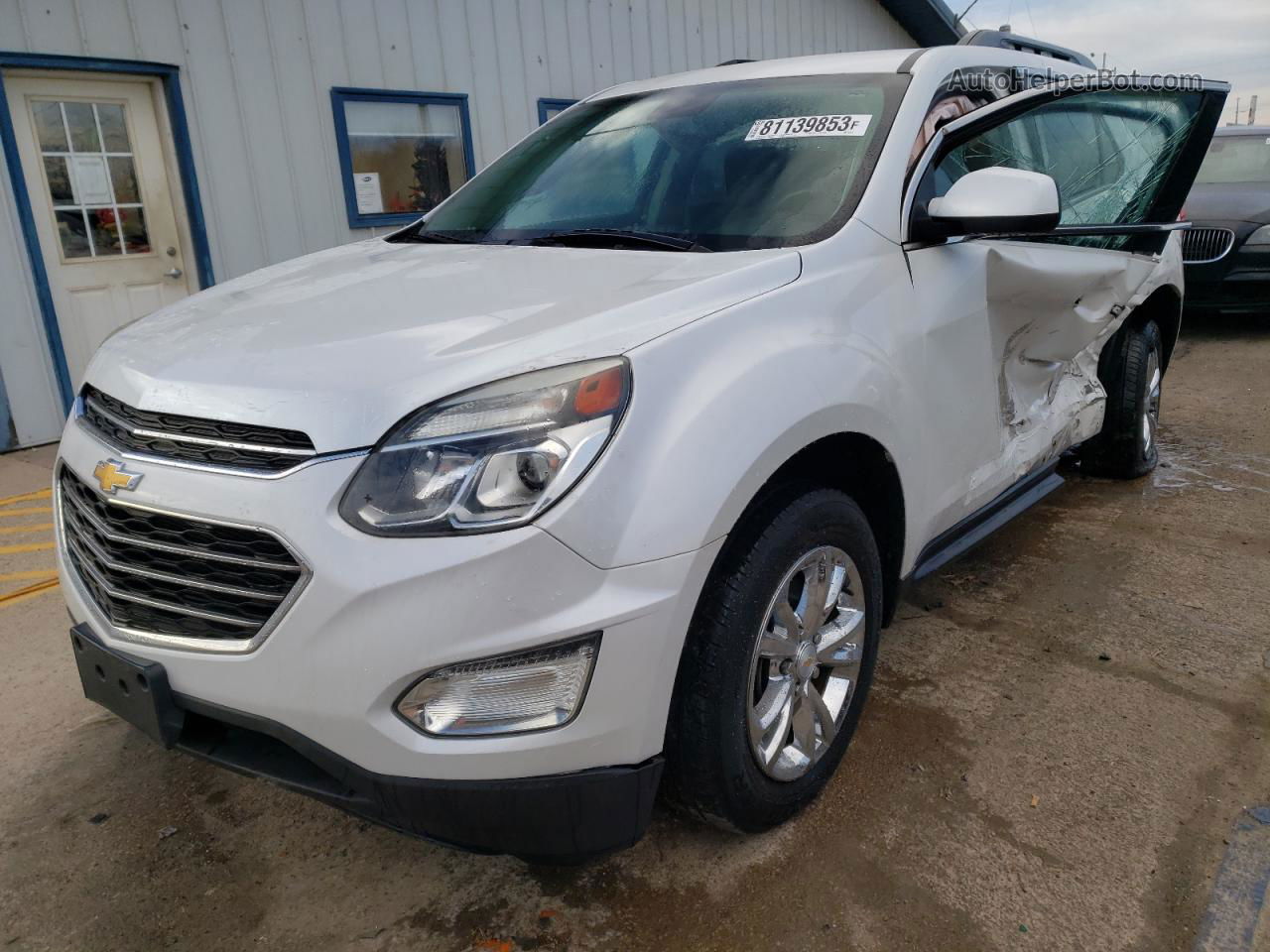 2016 Chevrolet Equinox Lt Белый vin: 2GNALCEK8G6174611