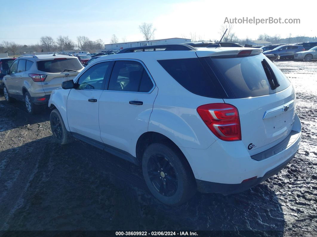 2016 Chevrolet Equinox Lt White vin: 2GNALCEK8G6220129