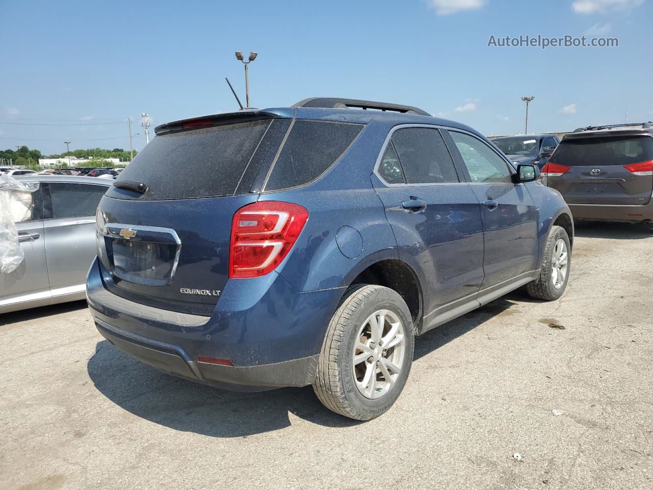 2016 Chevrolet Equinox Lt Blue vin: 2GNALCEK8G6321705