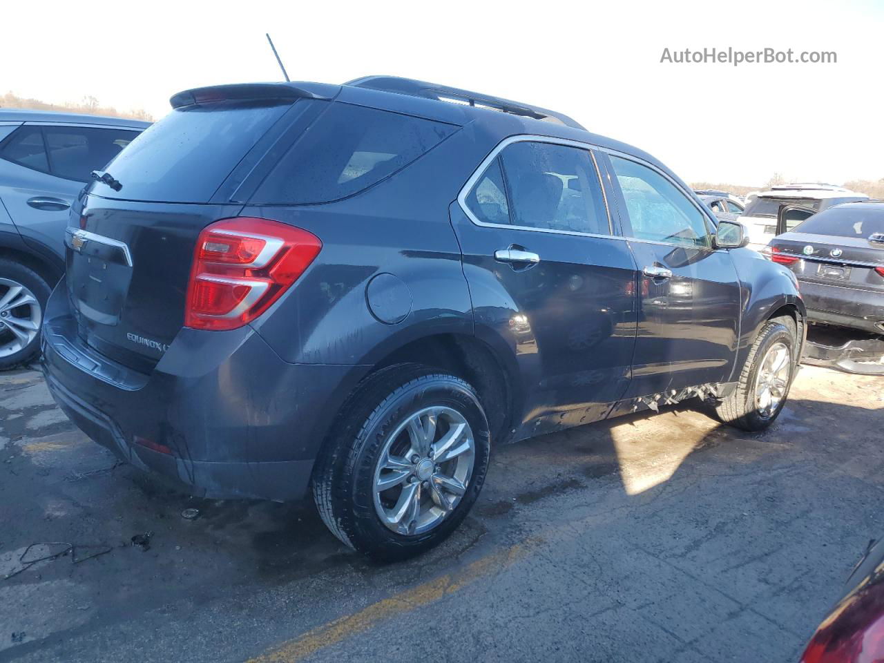 2016 Chevrolet Equinox Lt Charcoal vin: 2GNALCEK8G6327715