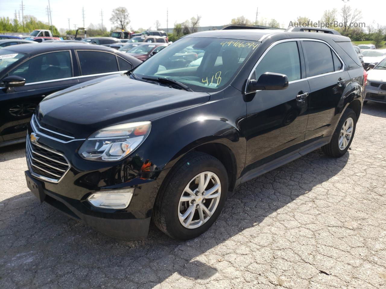 2017 Chevrolet Equinox Lt Black vin: 2GNALCEK8H1551792