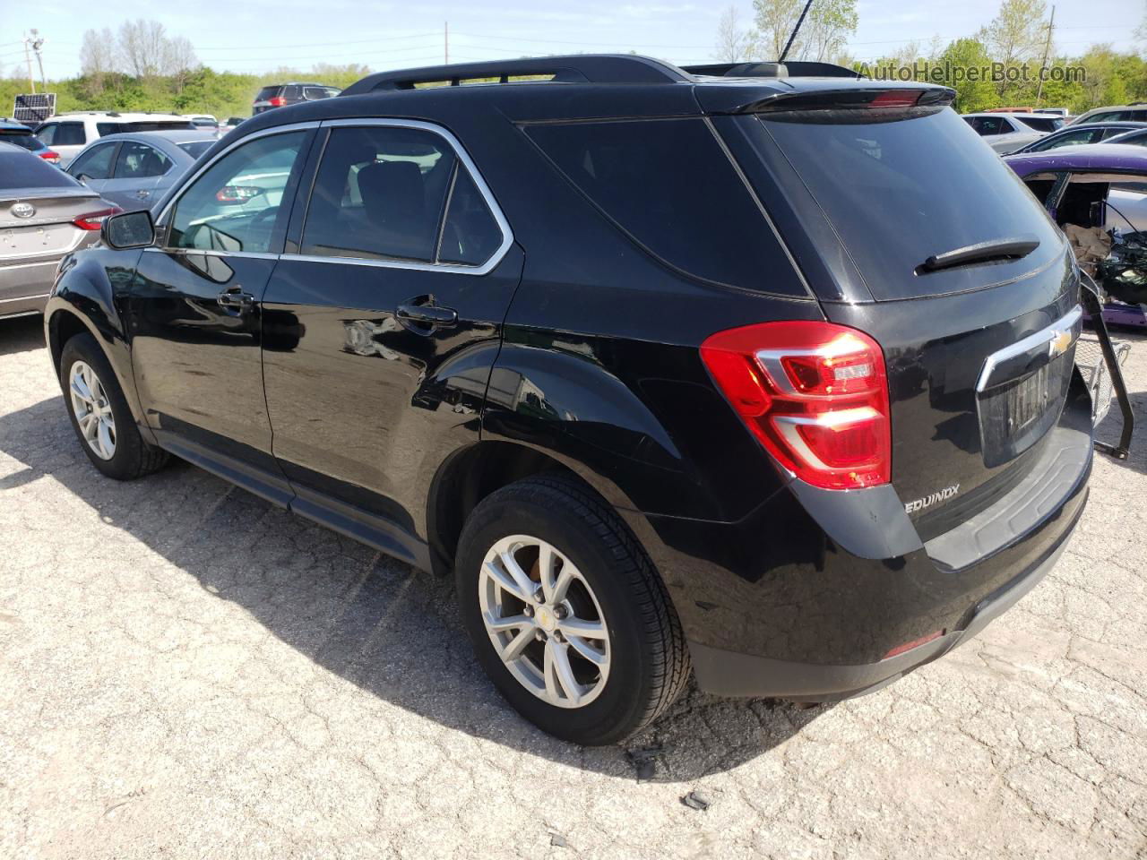 2017 Chevrolet Equinox Lt Черный vin: 2GNALCEK8H1551792