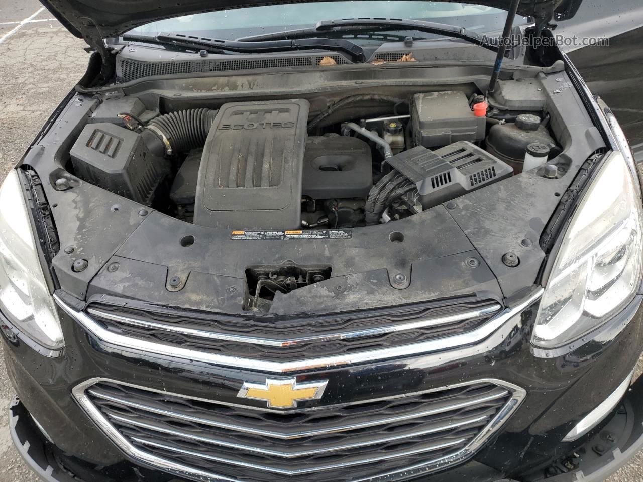 2017 Chevrolet Equinox Lt Черный vin: 2GNALCEK8H1565966