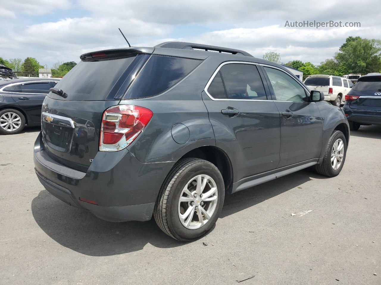 2017 Chevrolet Equinox Lt Gray vin: 2GNALCEK8H1610582