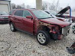 2017 Chevrolet Equinox Lt Maroon vin: 2GNALCEK8H6208077