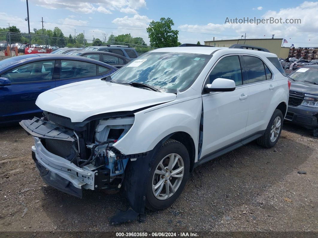 2016 Chevrolet Equinox Lt White vin: 2GNALCEK9G1146300