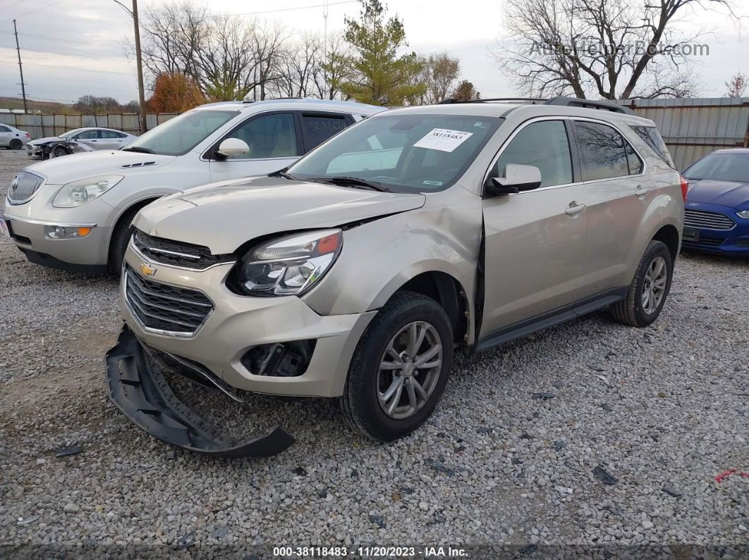 2016 Chevrolet Equinox Lt Beige vin: 2GNALCEK9G1177384