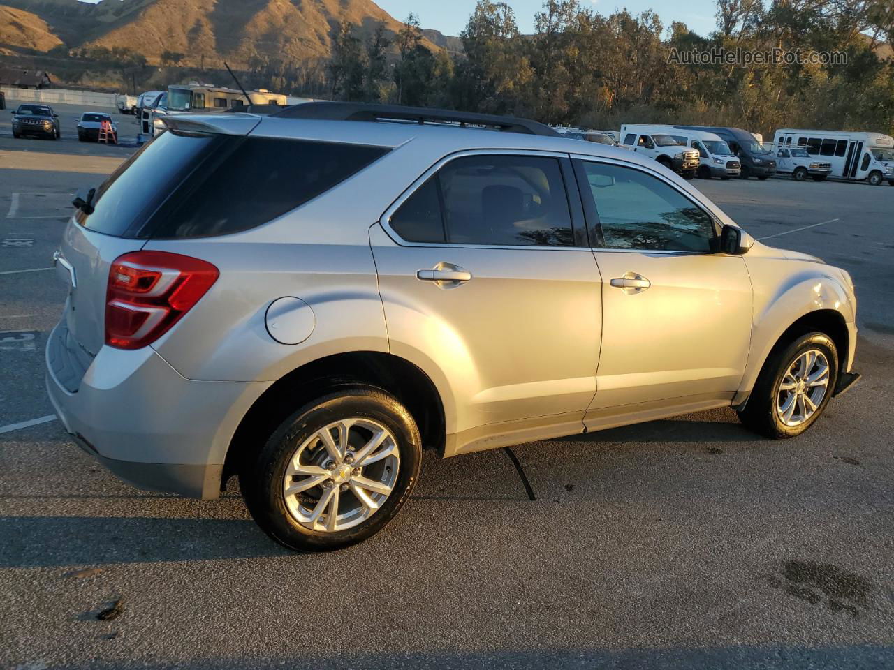 2016 Chevrolet Equinox Lt Silver vin: 2GNALCEK9G6103949