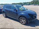 2016 Chevrolet Equinox Lt Blue vin: 2GNALCEK9G6321941