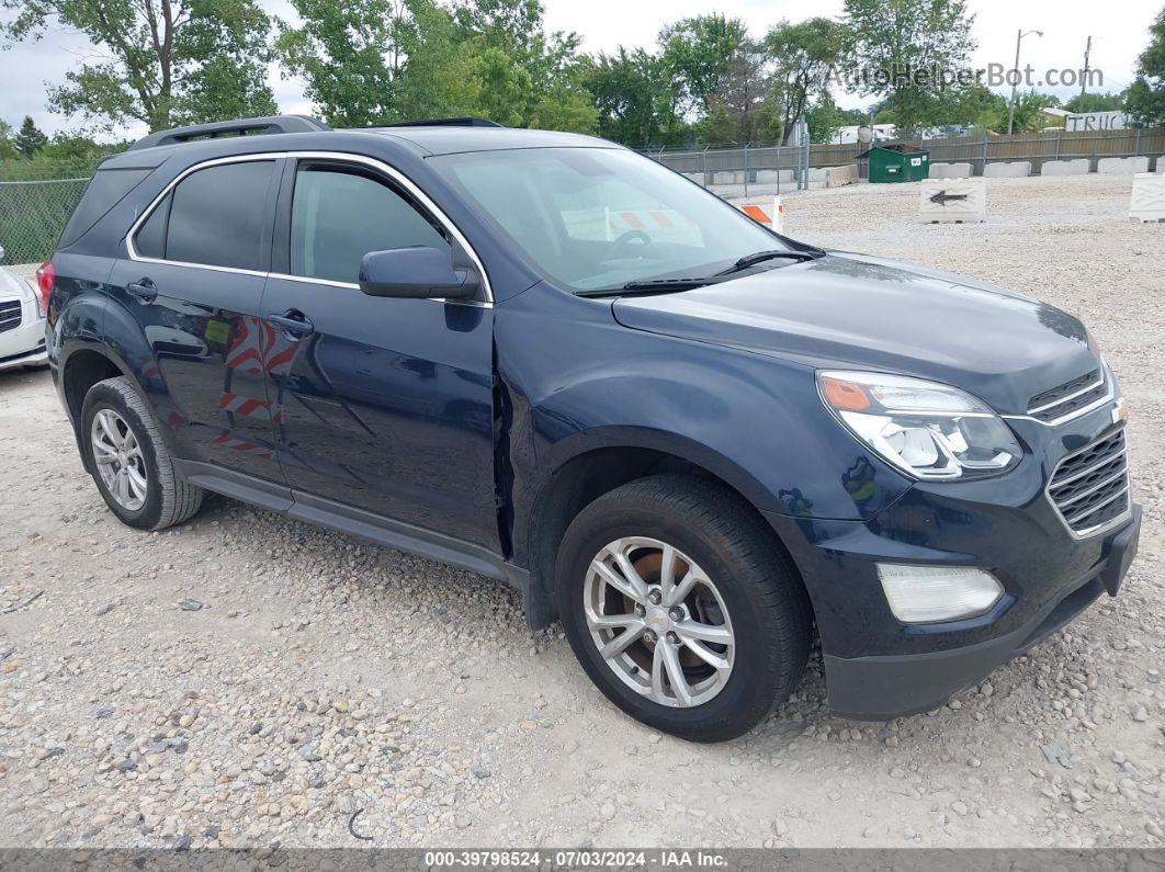 2017 Chevrolet Equinox Lt Синий vin: 2GNALCEK9H1501631