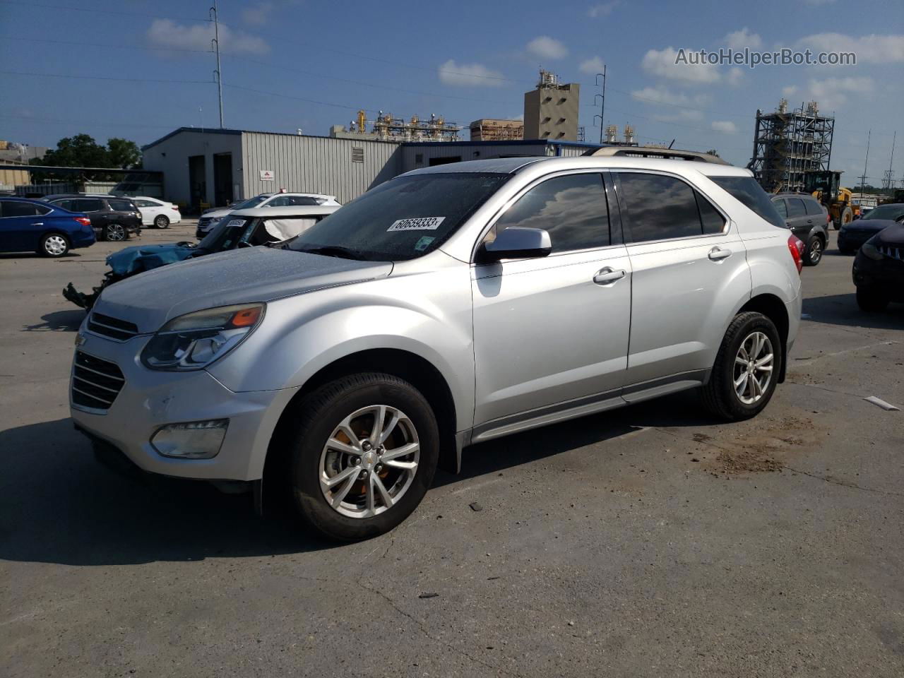 2017 Chevrolet Equinox Lt Silver vin: 2GNALCEK9H1523189