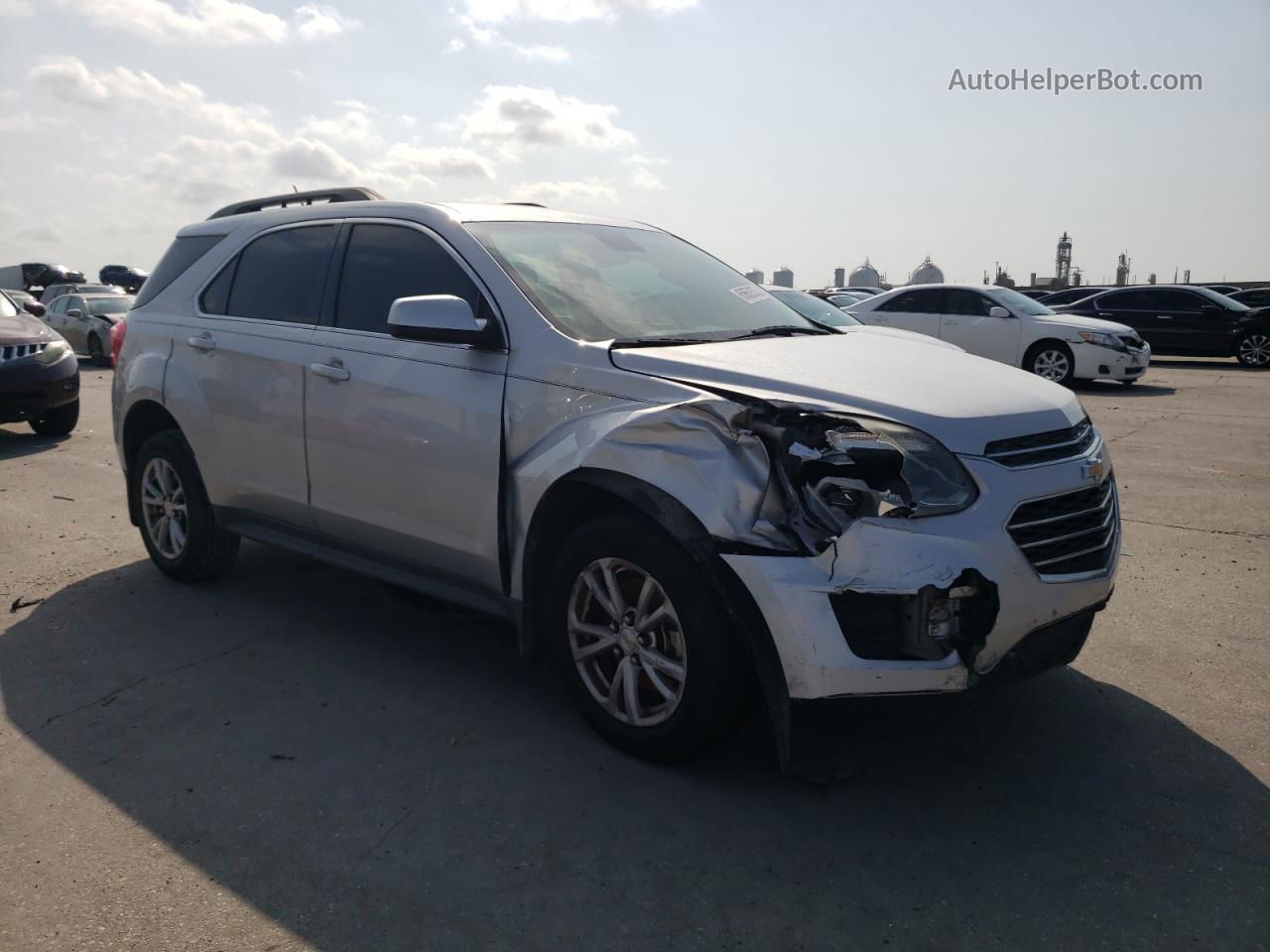 2017 Chevrolet Equinox Lt Silver vin: 2GNALCEK9H1523189