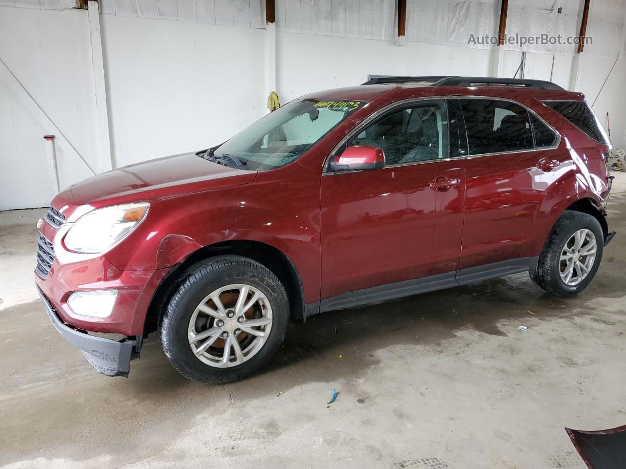 2017 Chevrolet Equinox Lt Бордовый vin: 2GNALCEK9H1537299