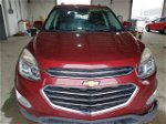 2017 Chevrolet Equinox Lt Бордовый vin: 2GNALCEK9H1537299