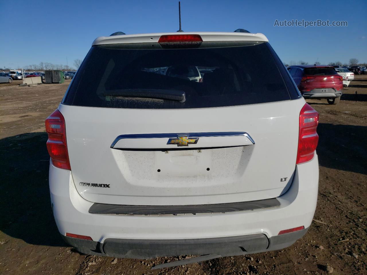 2017 Chevrolet Equinox Lt Белый vin: 2GNALCEK9H1589421