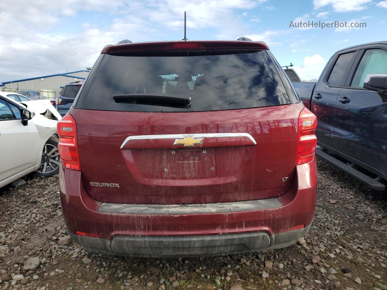 2017 Chevrolet Equinox Lt Red vin: 2GNALCEK9H1589502