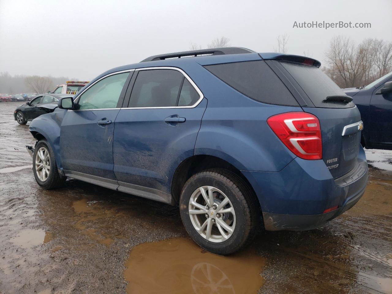 2017 Chevrolet Equinox Lt Blue vin: 2GNALCEK9H6118503