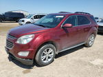 2017 Chevrolet Equinox Lt Maroon vin: 2GNALCEK9H6157446