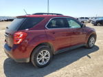 2017 Chevrolet Equinox Lt Maroon vin: 2GNALCEK9H6157446