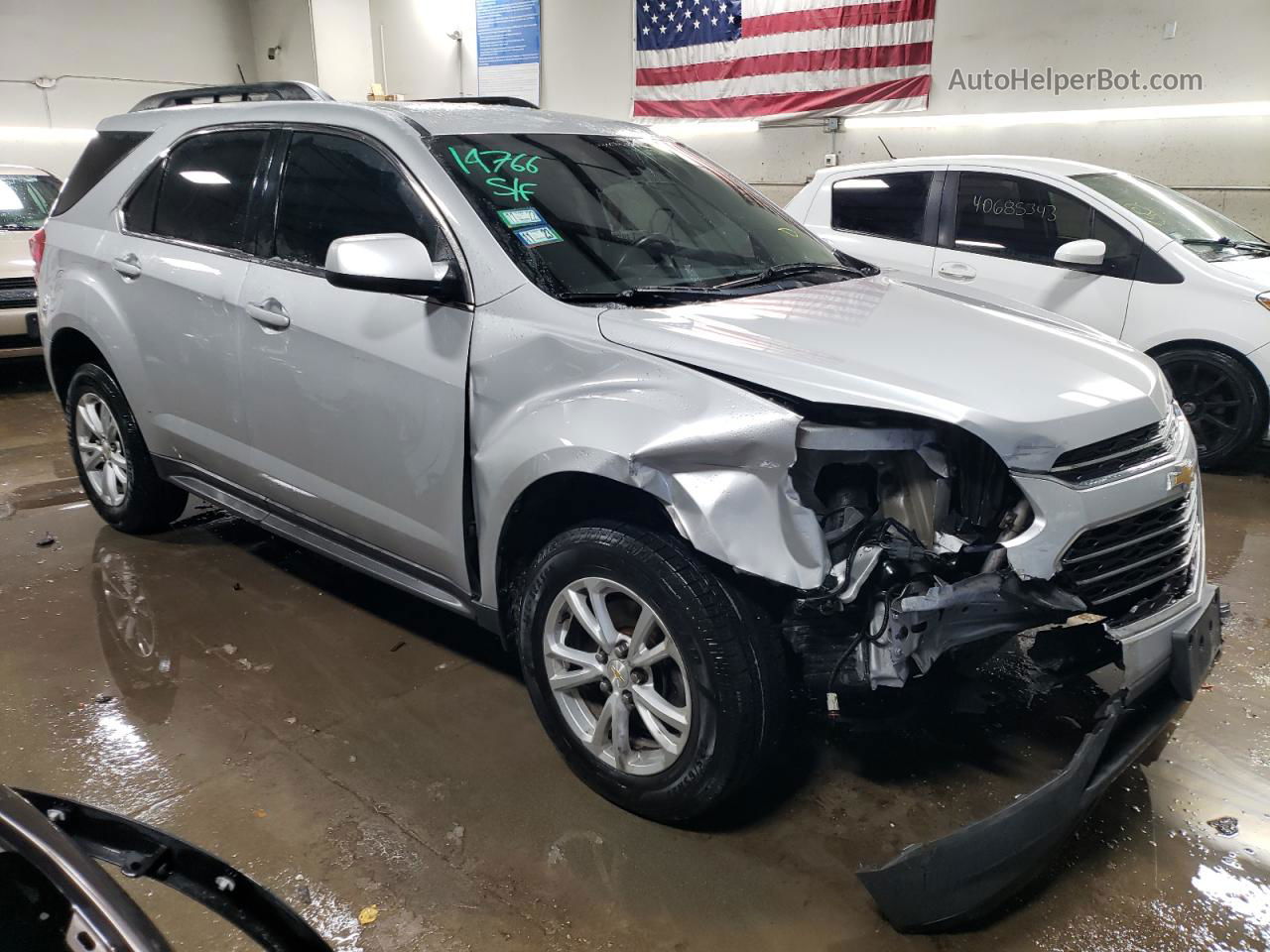 2017 Chevrolet Equinox Lt Silver vin: 2GNALCEK9H6277294