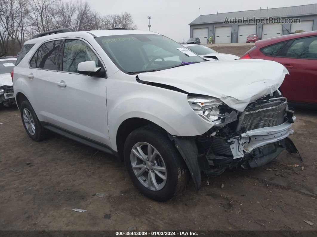 2017 Chevrolet Equinox Lt White vin: 2GNALCEK9H6284326