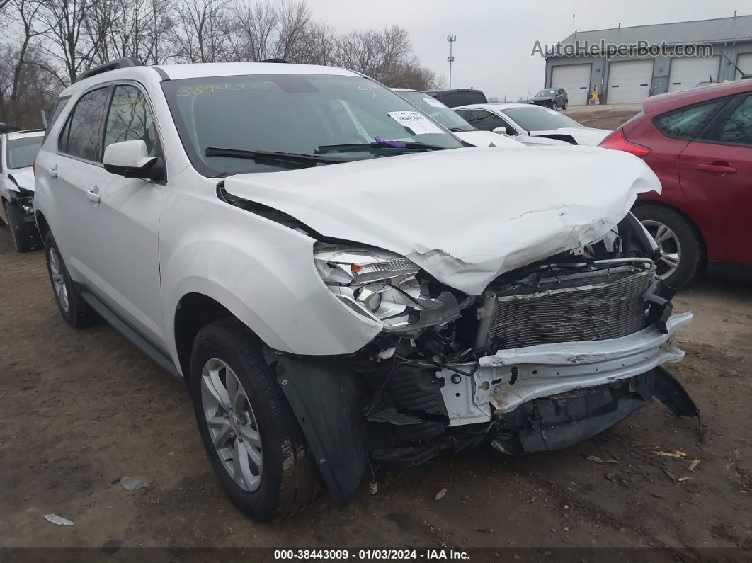 2017 Chevrolet Equinox Lt White vin: 2GNALCEK9H6284326