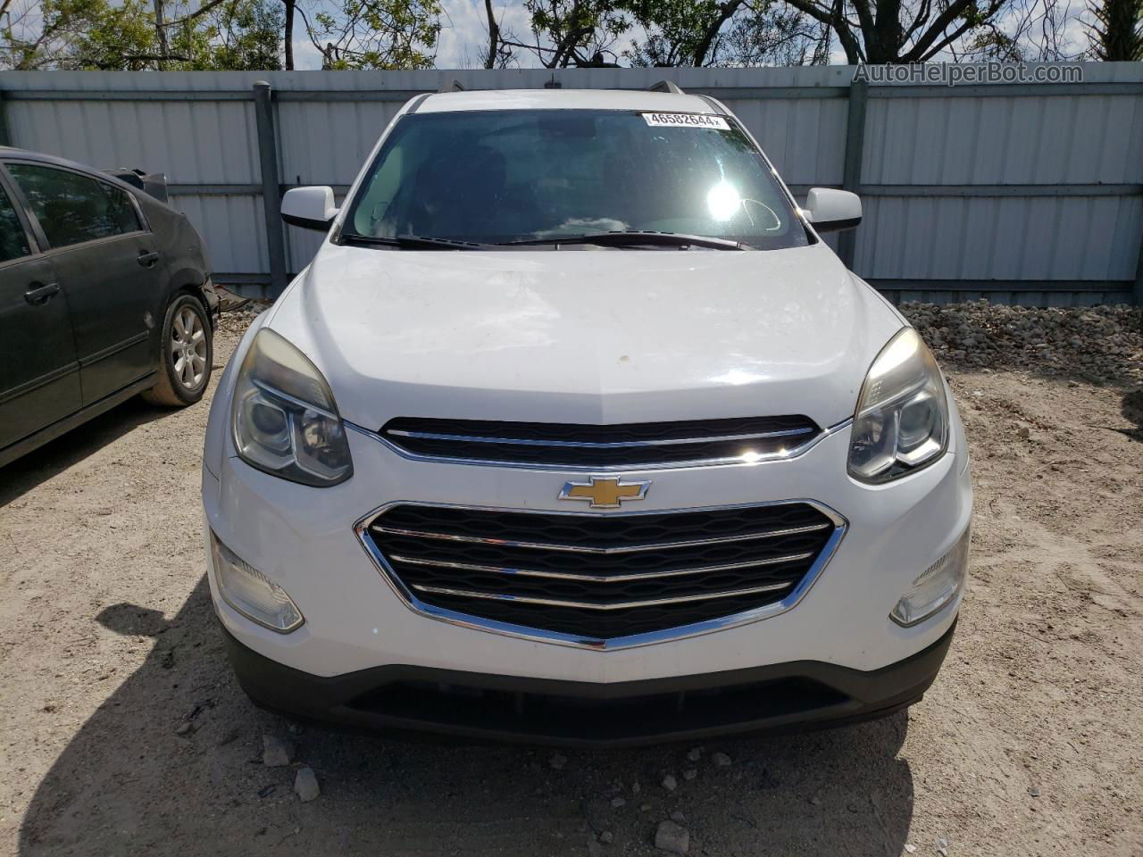 2017 Chevrolet Equinox Lt White vin: 2GNALCEK9H6292166