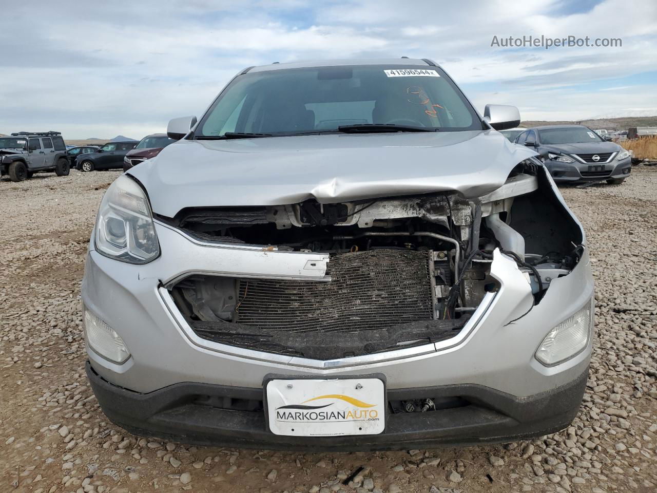 2017 Chevrolet Equinox Lt Silver vin: 2GNALCEK9H6328194