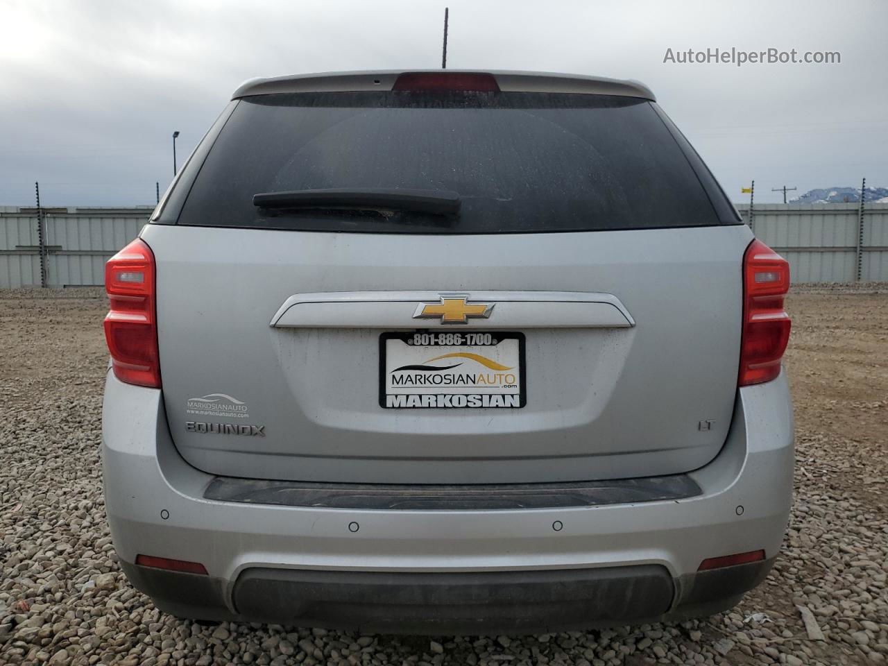 2017 Chevrolet Equinox Lt Silver vin: 2GNALCEK9H6328194