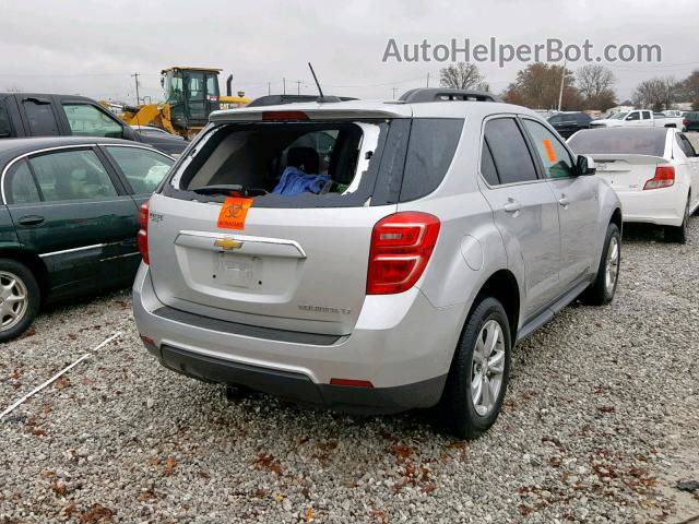 2016 Chevrolet Equinox Lt Silver vin: 2GNALCEKXG1142143