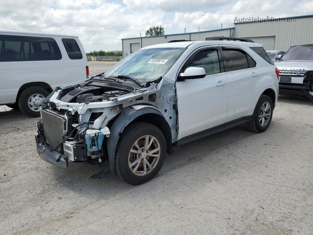 2016 Chevrolet Equinox Lt Белый vin: 2GNALCEKXG1158228