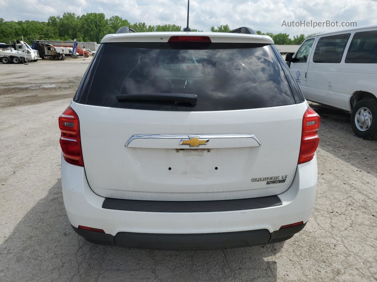 2016 Chevrolet Equinox Lt Белый vin: 2GNALCEKXG1158228