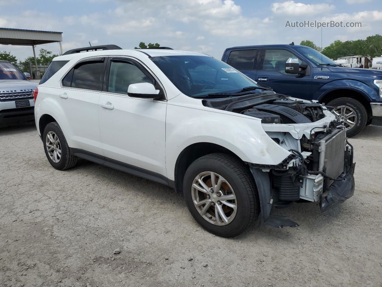 2016 Chevrolet Equinox Lt Белый vin: 2GNALCEKXG1158228