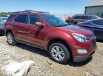 2016 Chevrolet Equinox Lt Maroon vin: 2GNALCEKXG1178169