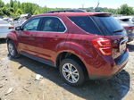 2016 Chevrolet Equinox Lt Темно-бордовый vin: 2GNALCEKXG1178169