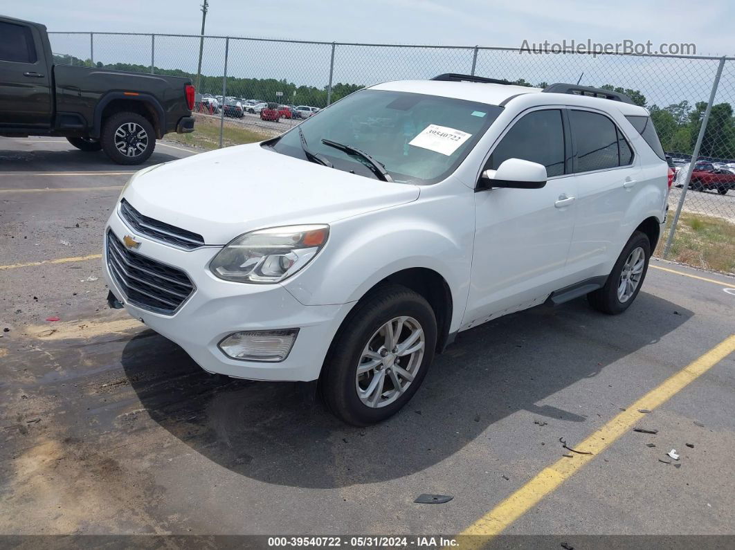 2016 Chevrolet Equinox Lt White vin: 2GNALCEKXG1178589